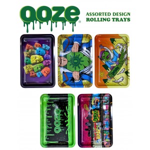 Ooze | Assorted Small Rolling Trays - Designer Series 2 - 5ct Pack [OZTPK-SET2]
